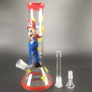 10.2 Inch Mario Beaker Bong Glow in the Dark Smoking Water Pipe GB-778
