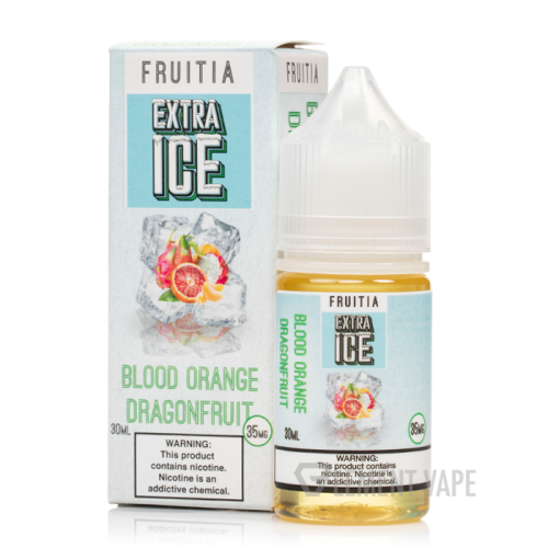 BLOOD ORANGE DRAGONFRUIT - EXTRA ICE - FRUITIA SALTS - 30ML